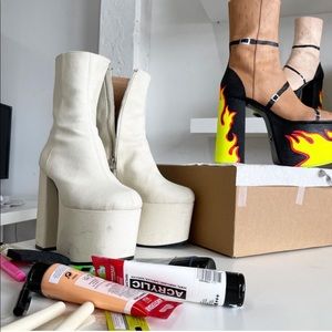 Syro Kitten Canvas Heels | Made to DIY | Brand New | Men’s Size 9